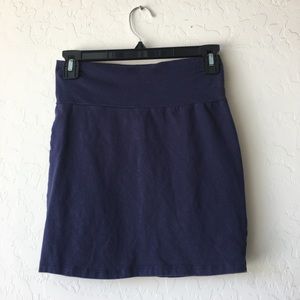 Navy Pencil Skirt